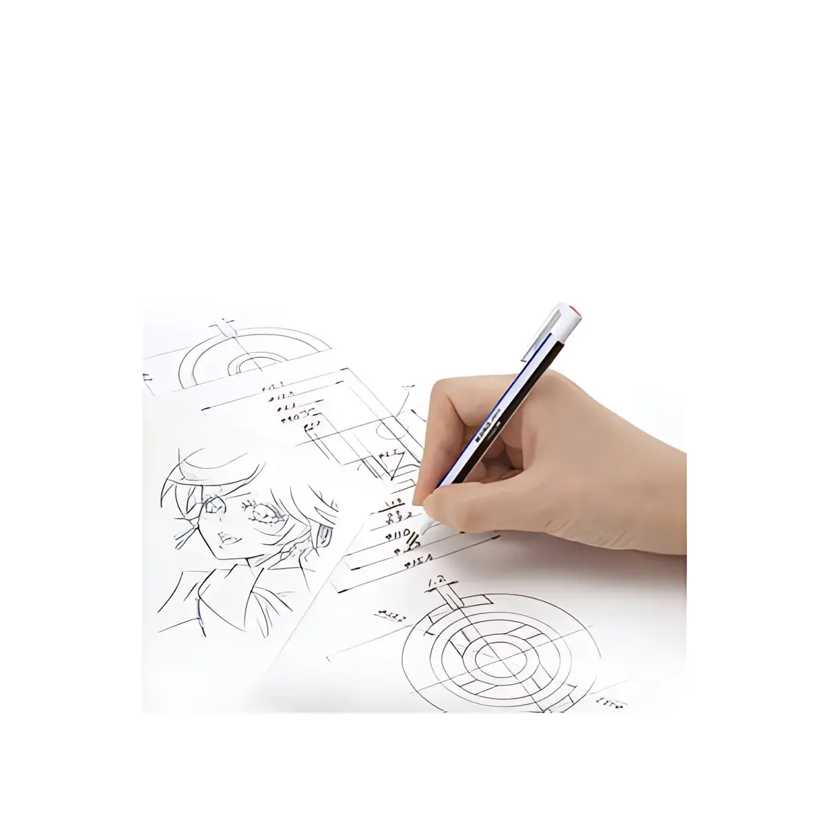 TOMBOW Stylo-gomme 'MONO zero', pointe angulaire photo du produit