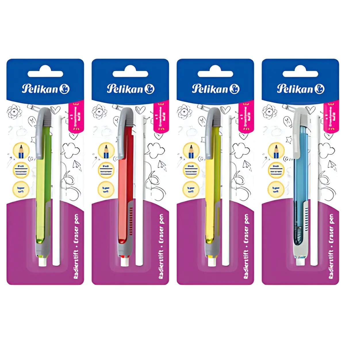 Pelikan Stylo-gomme fourni avec une gomme de rechange, photo du produit