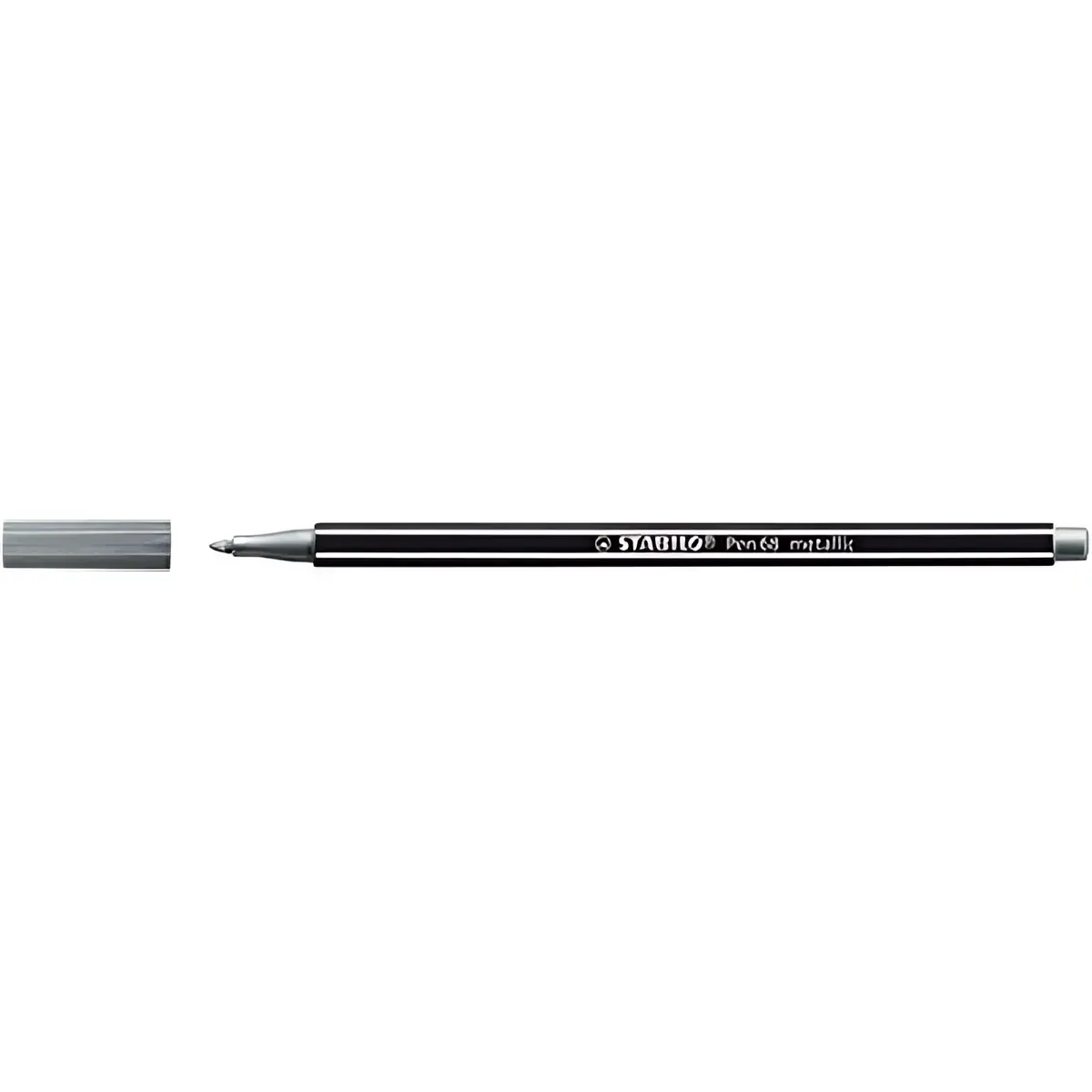 STABILO Stylo feutre Pen 68 metallic, argent photo du produit