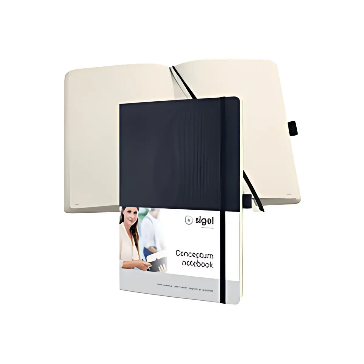 sigel Carnet de notes Conceptum, A4, quadrillé, gris photo du produit