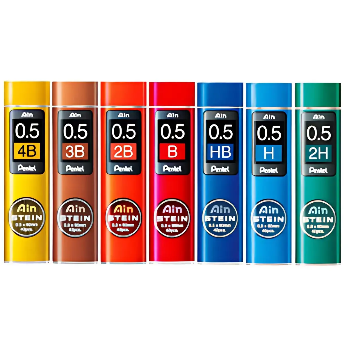 Pentel Mines fines pour porte-mines AIN STEIN C275,duret&eacute; 2B photo du produit
