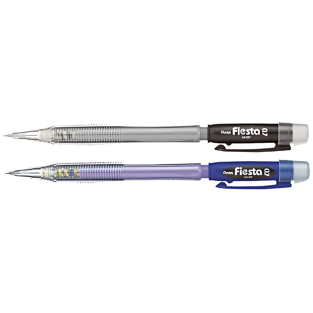 Pentel Porte-mines Fiesta AX107, noir transparent photo du produit