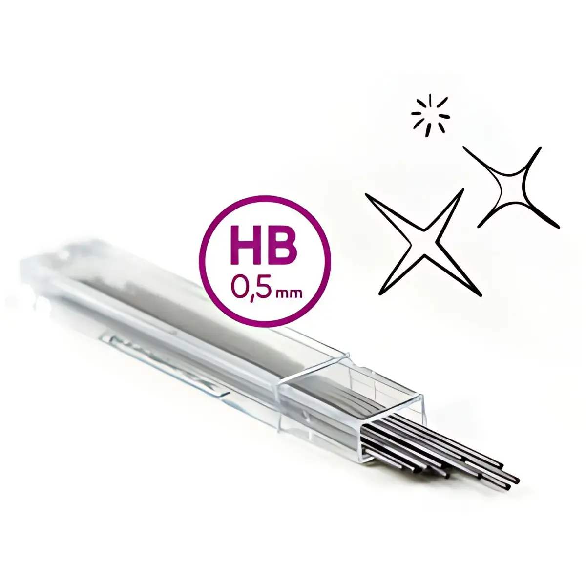 Kores Mine pour porte-mines 'M Grafitos', 0,5 mm, HB photo du produit