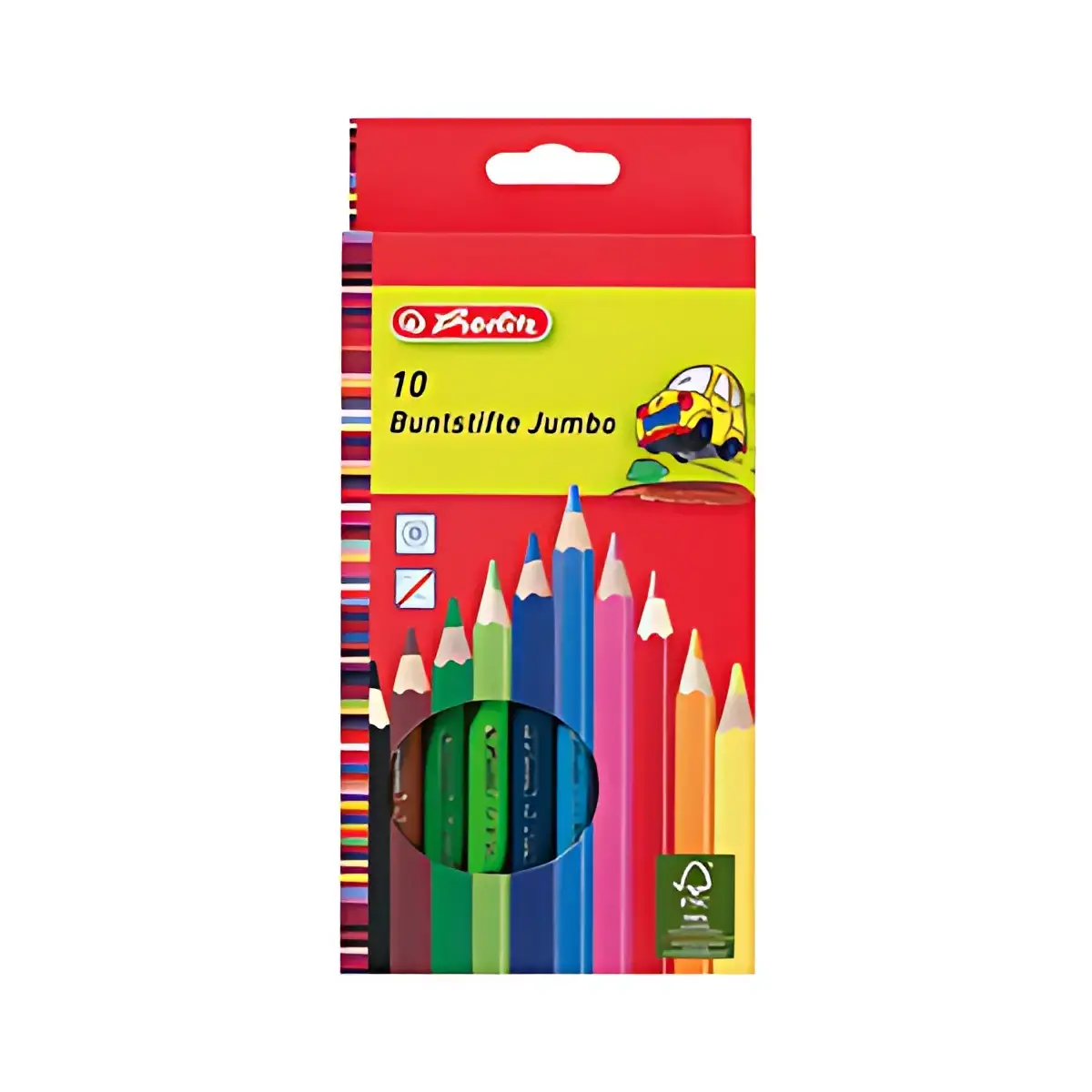 Crayons de couleur Jumbo - hexagonal - étui en carton - Herlitz photo du produit