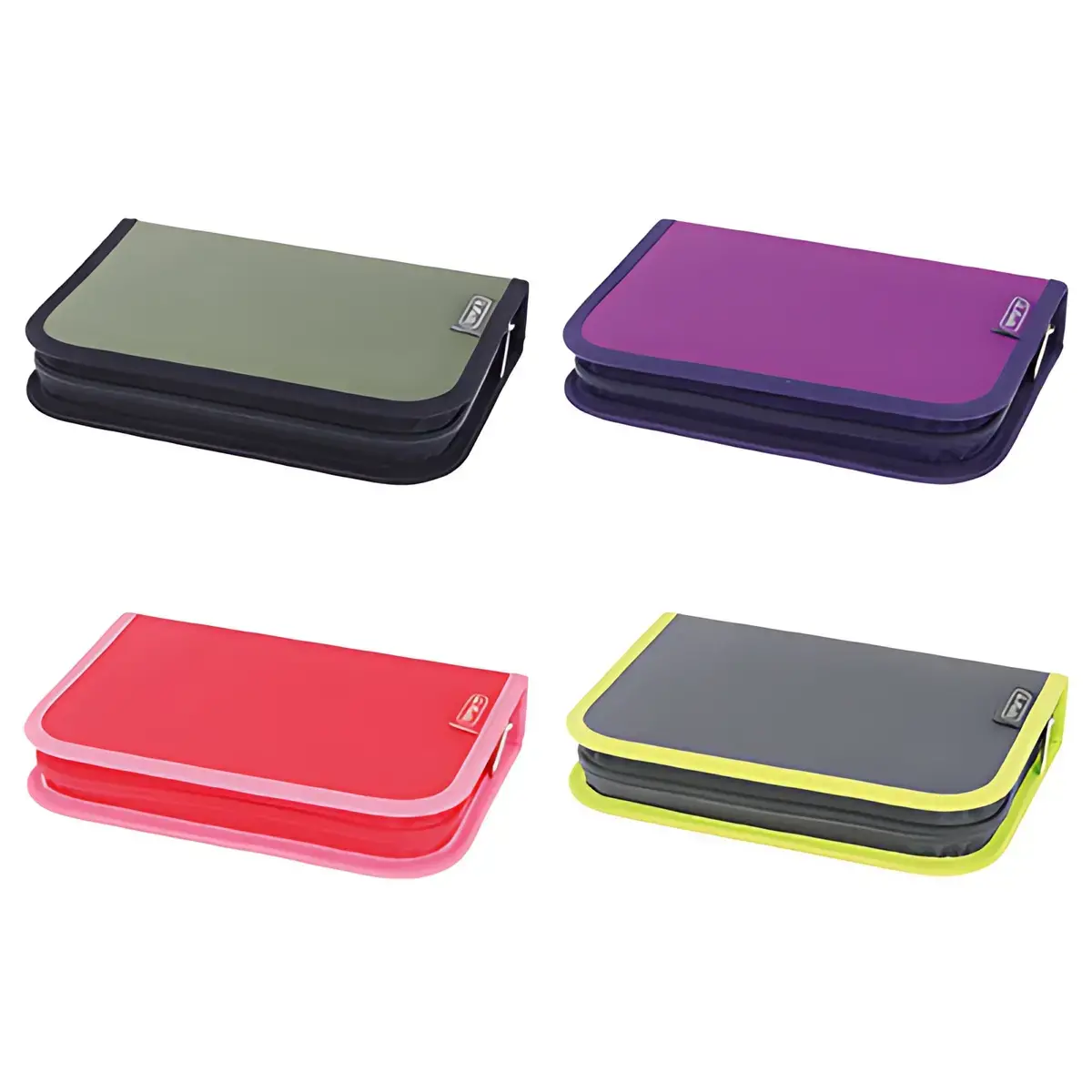 4 HERLITZ Etui scolaire, 25 pièces, couleurs assorties photo du produit