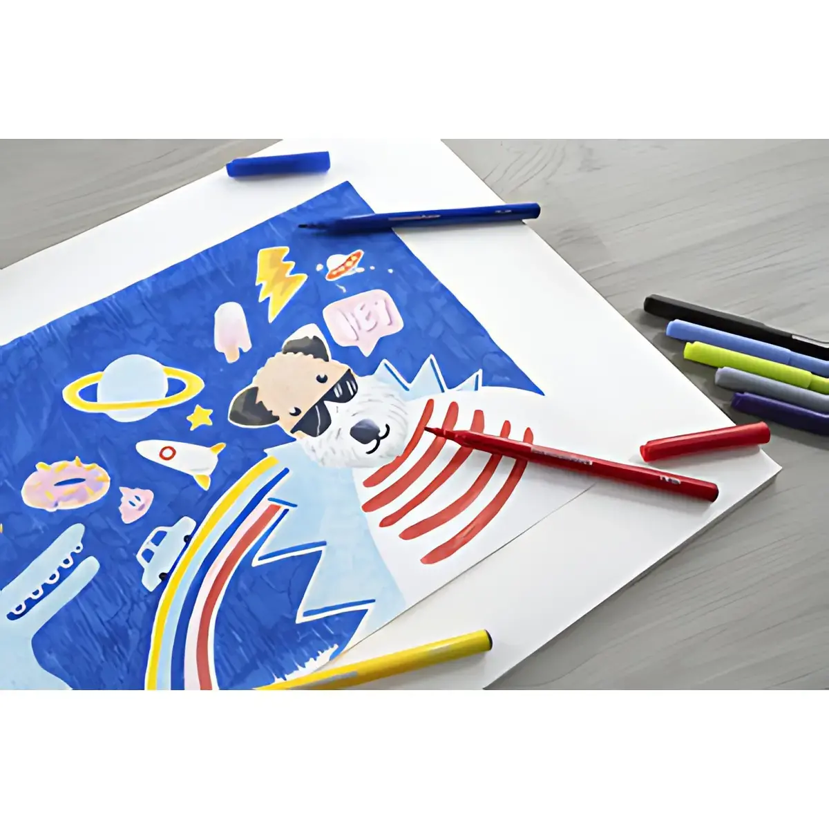 EBERHARD FABER Feutre COLORI, &eacute;tui en carton de 50 photo du produit