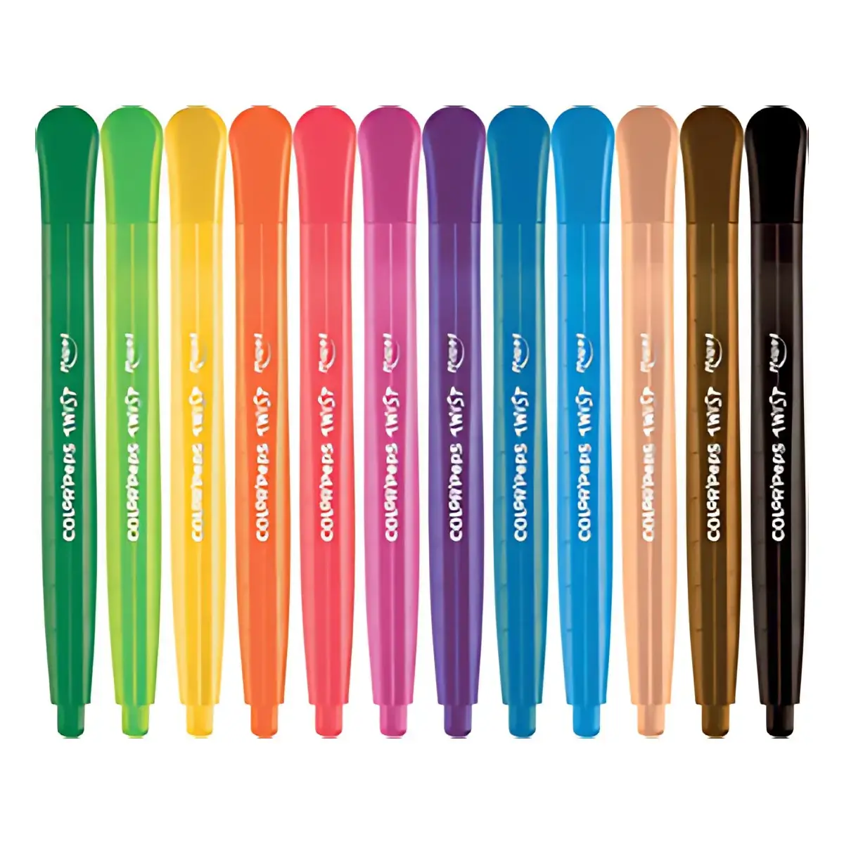MAPED Crayon de cire COLOR'PEPS TWIST, 12 en blister photo du produit