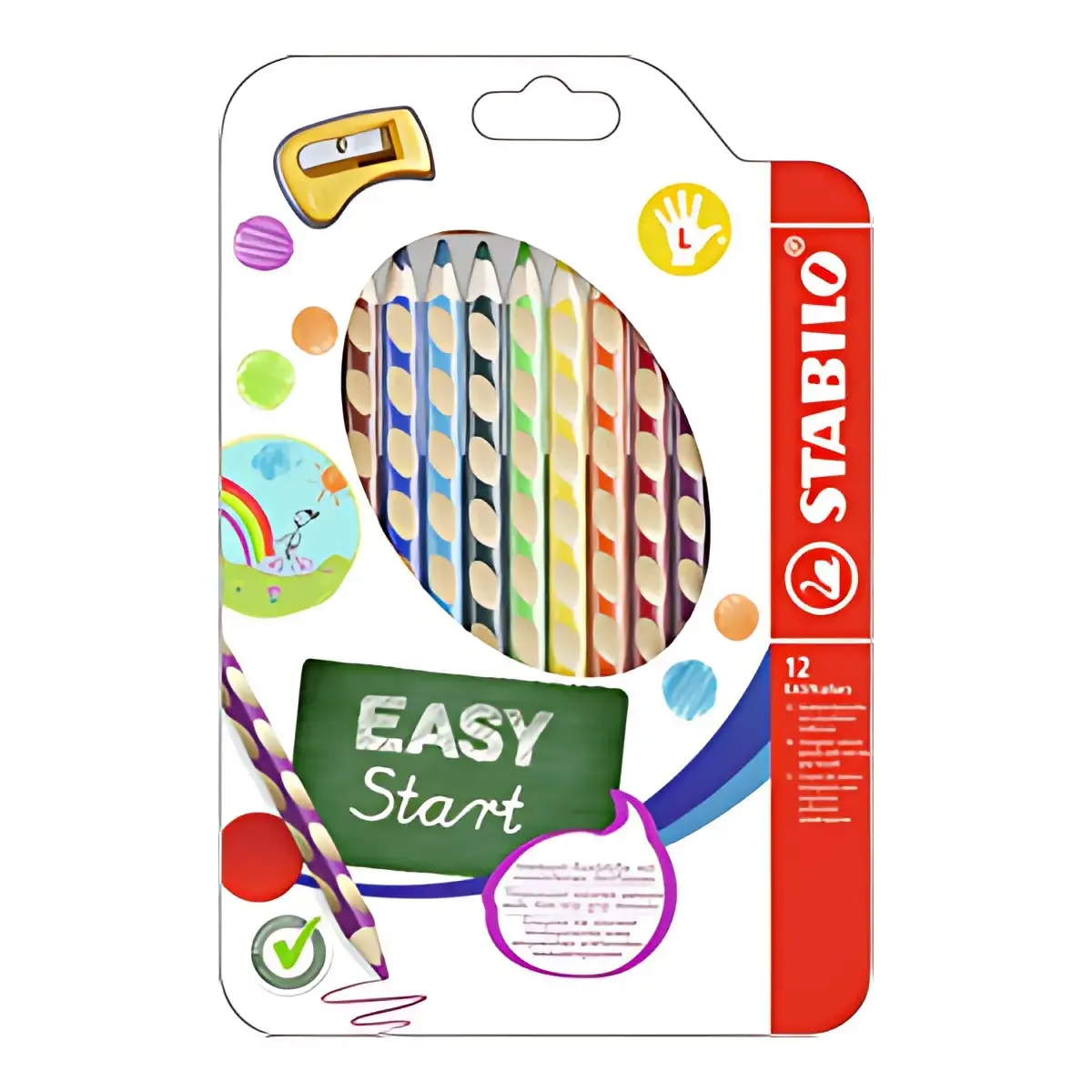 STABILO Crayon de couleur EASYcolors L, étui de 12 photo du produit