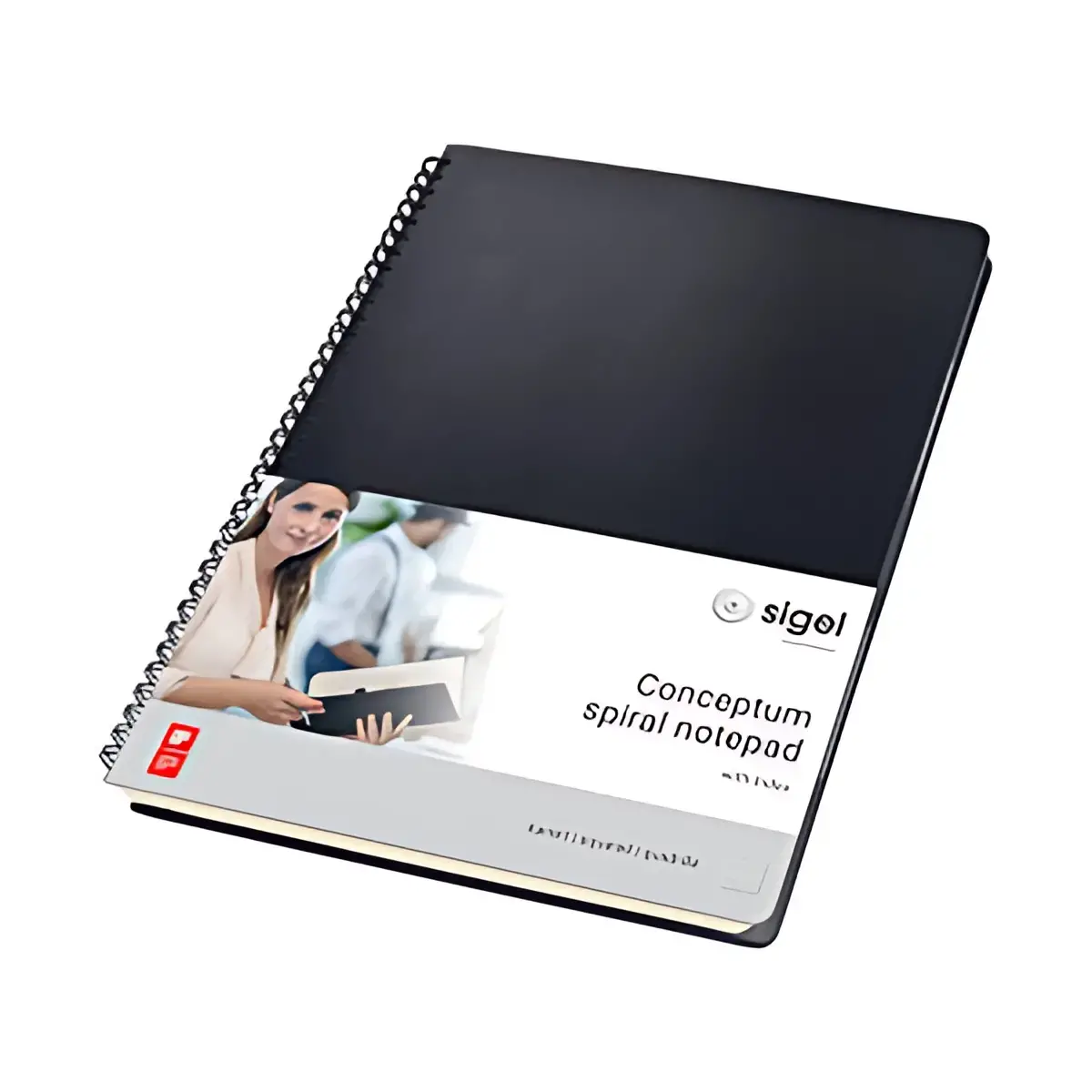 sigel Cahier à spirale Conceptum avec index, A4, quadrillé photo du produit