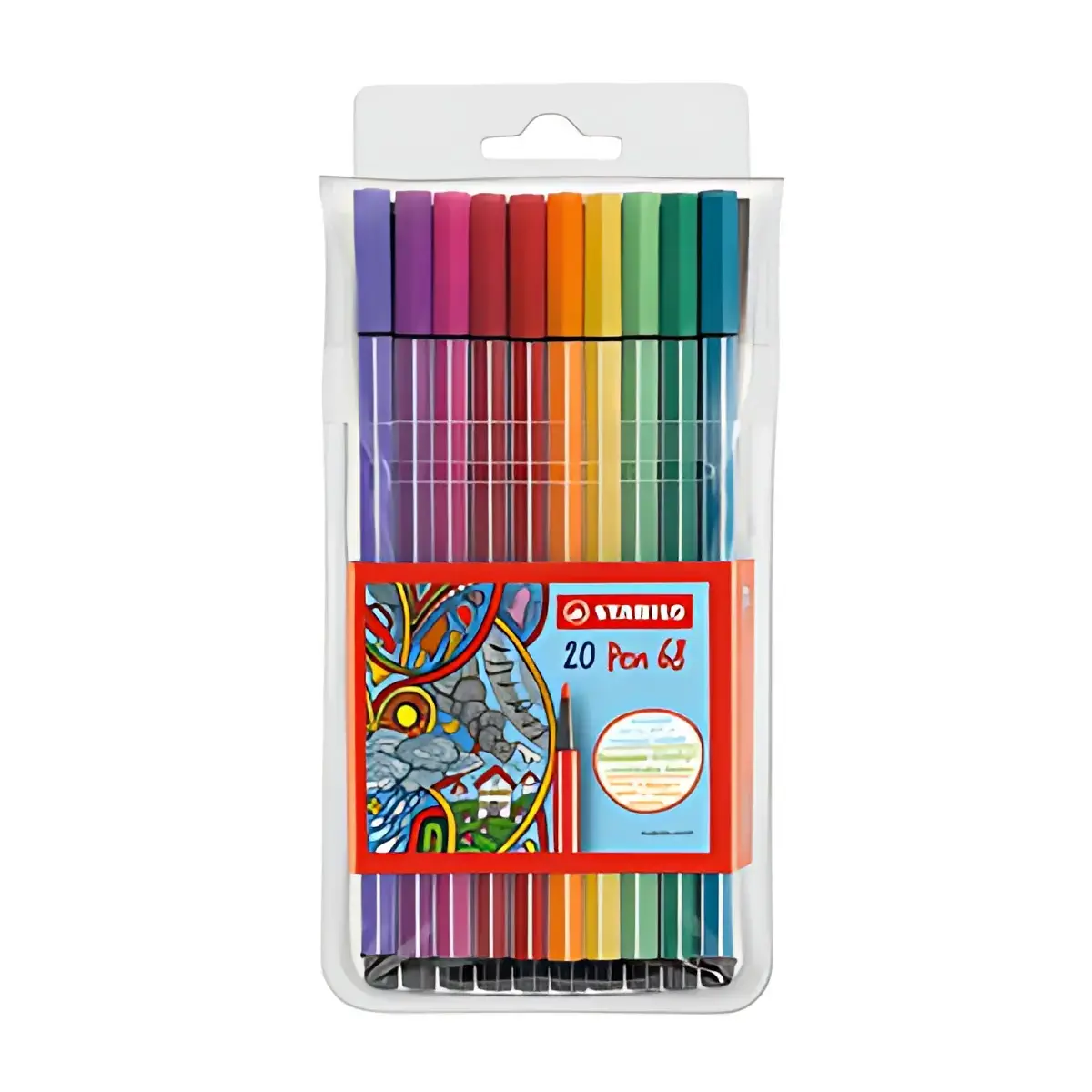STABILO Feutre Pen 68, étui en plastique de 20 photo du produit