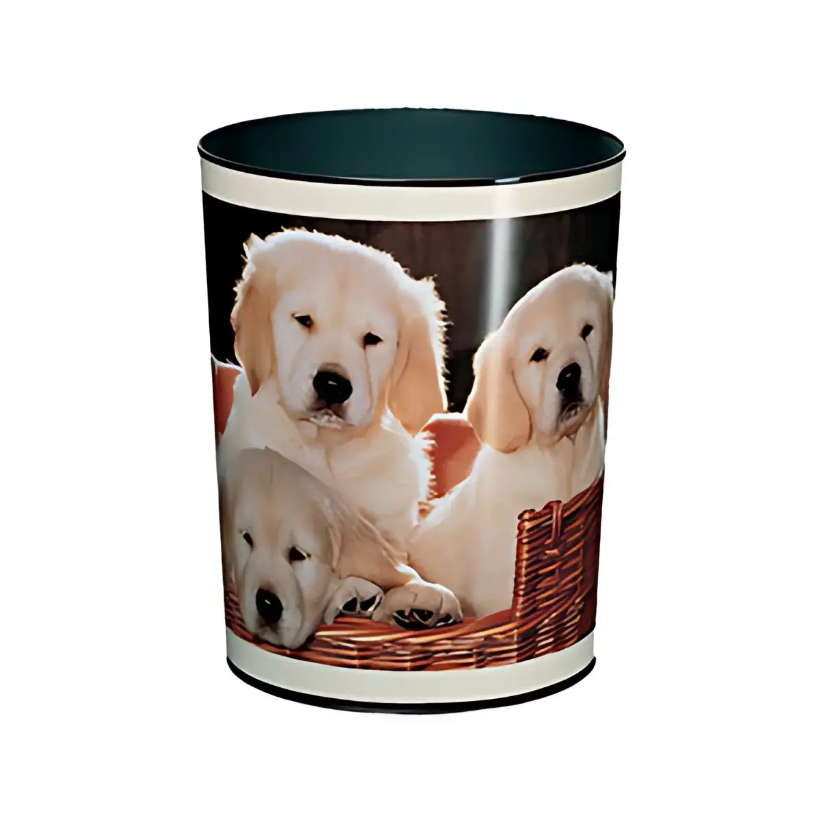 L&auml;ufer Corbeille &agrave; papier 'chiens' photo du produit