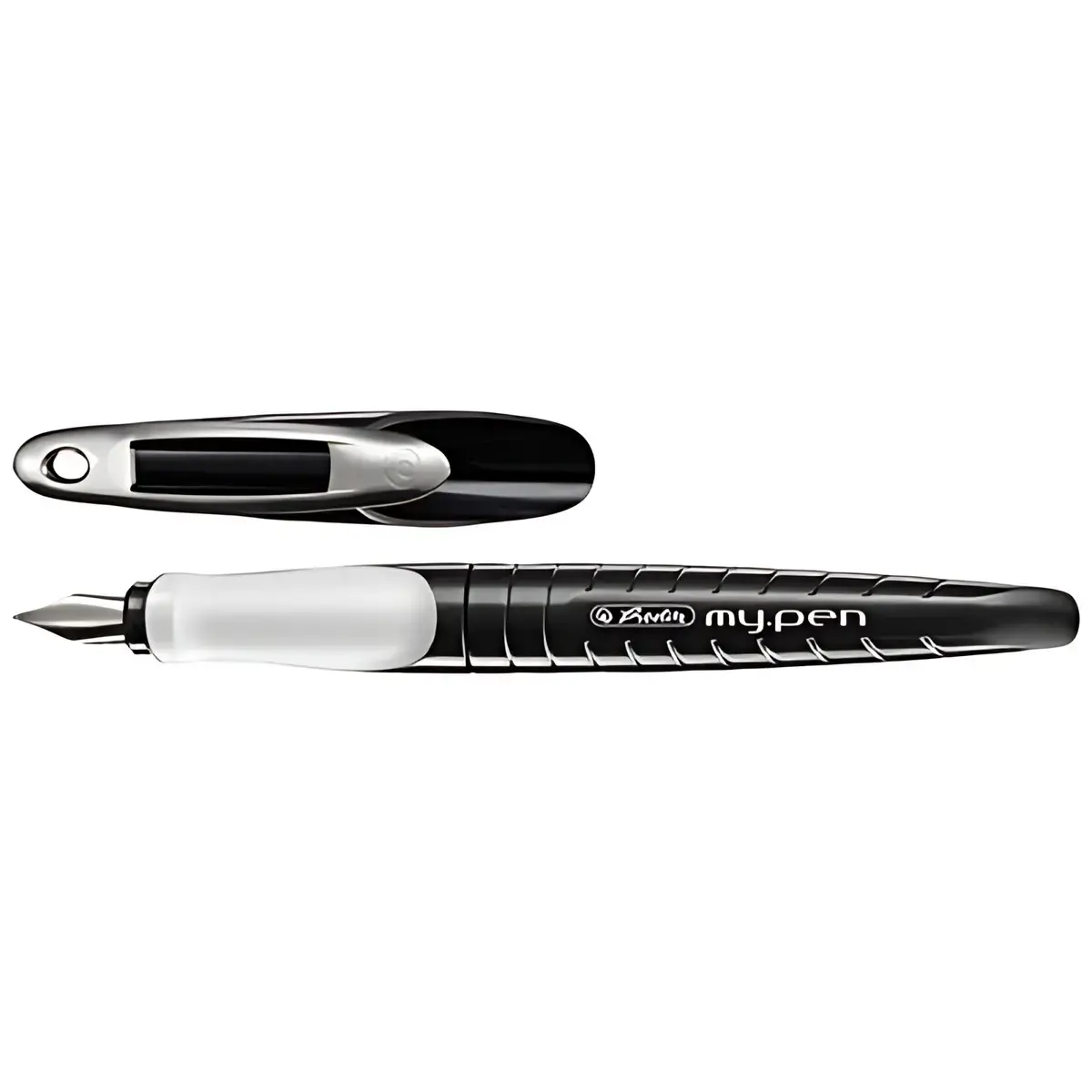 HERLITZ Stylo plume my.pen, plume: M, blanc / noir photo du produit