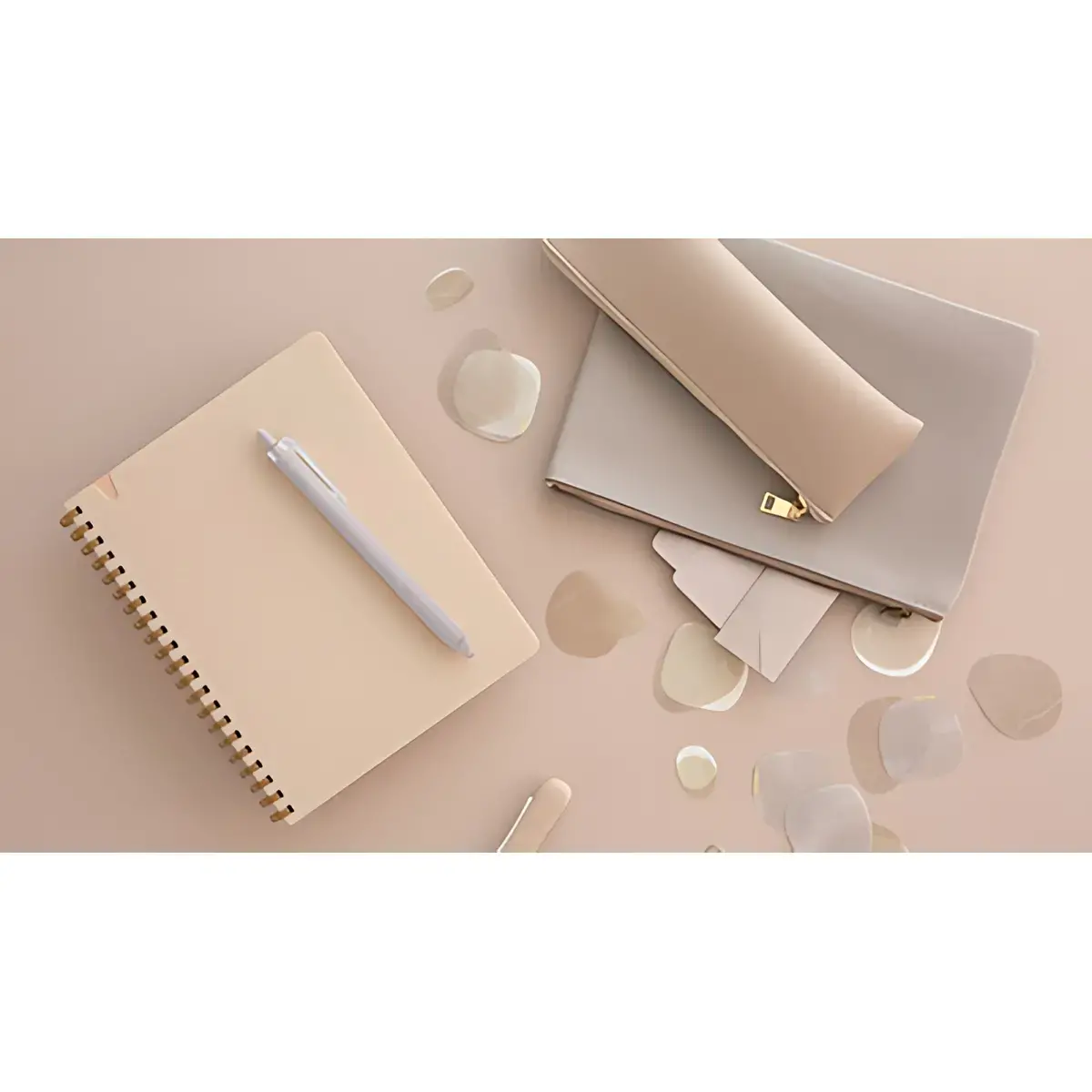 TOMBOW Stylo à bille rétractable 'MONO graph Lite', blanc photo du produit