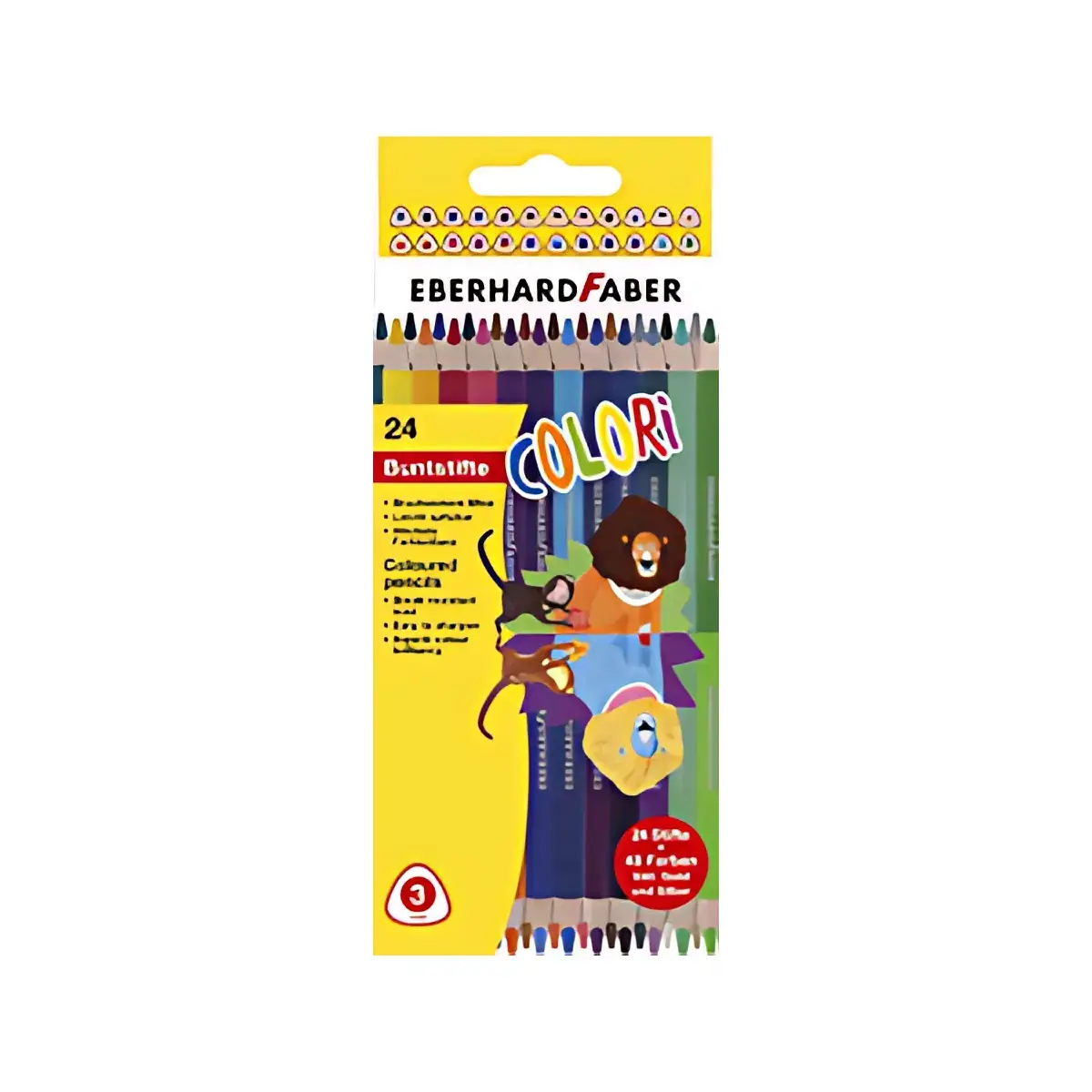 EBERHARD FABER Crayon de couleur COLORI DUO, &eacute;tui de 24 photo du produit