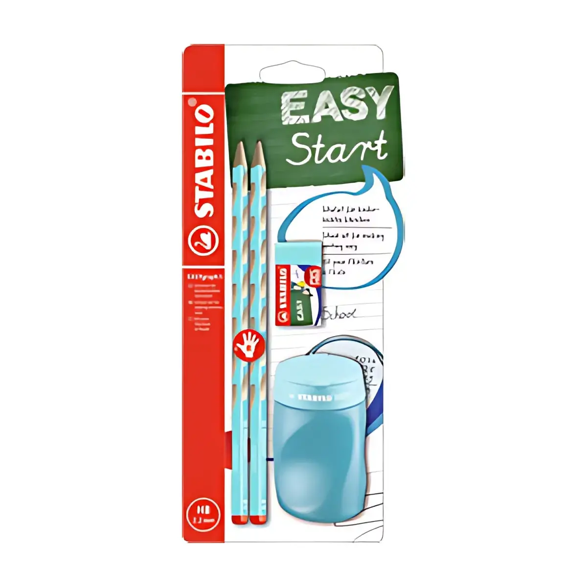 STABILO Kit d'&eacute;criture &eacute;cole EASYgraph 'S', droitier, bleu photo du produit