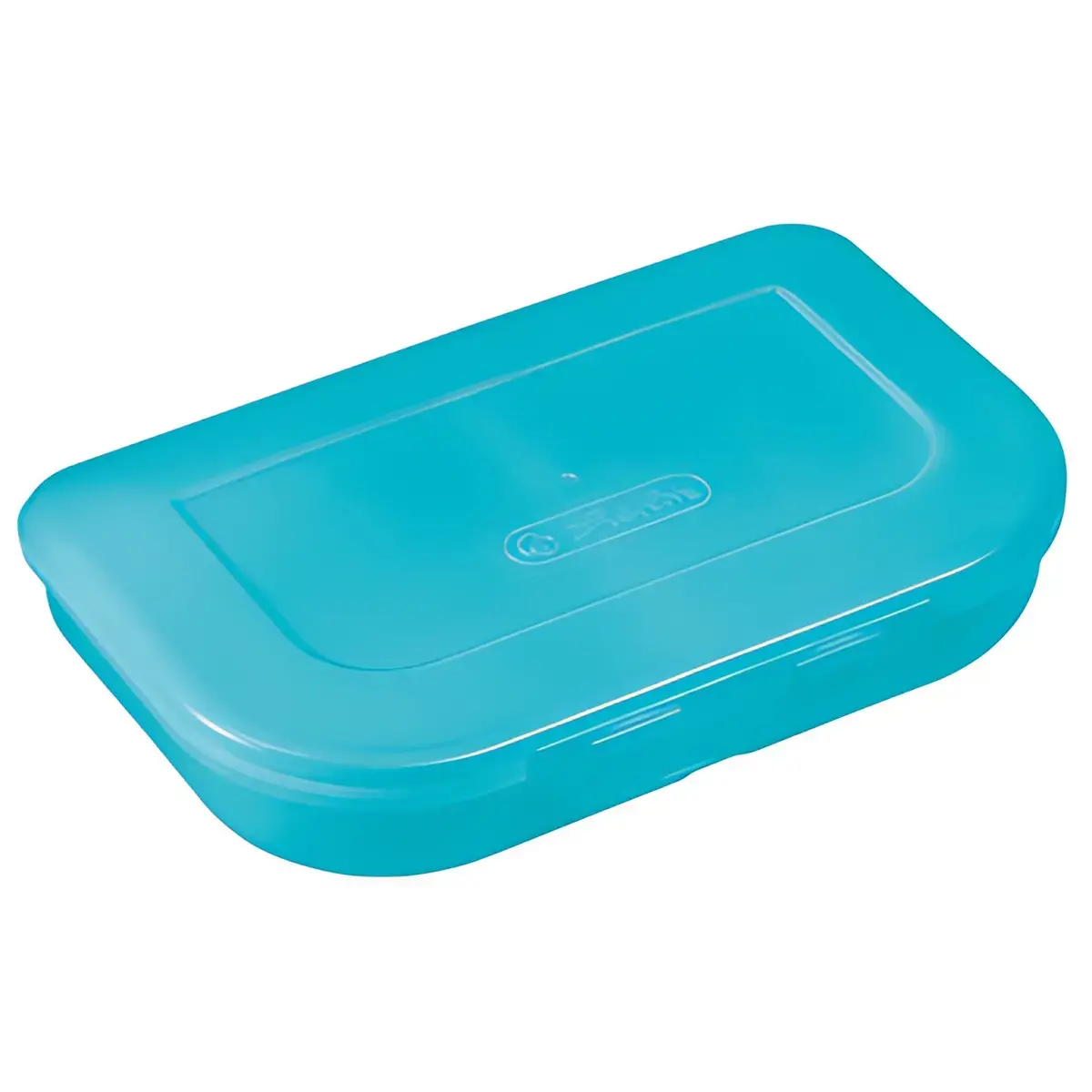 HERLITZ Boîte à goûter, en plastique, turquoise photo du produit