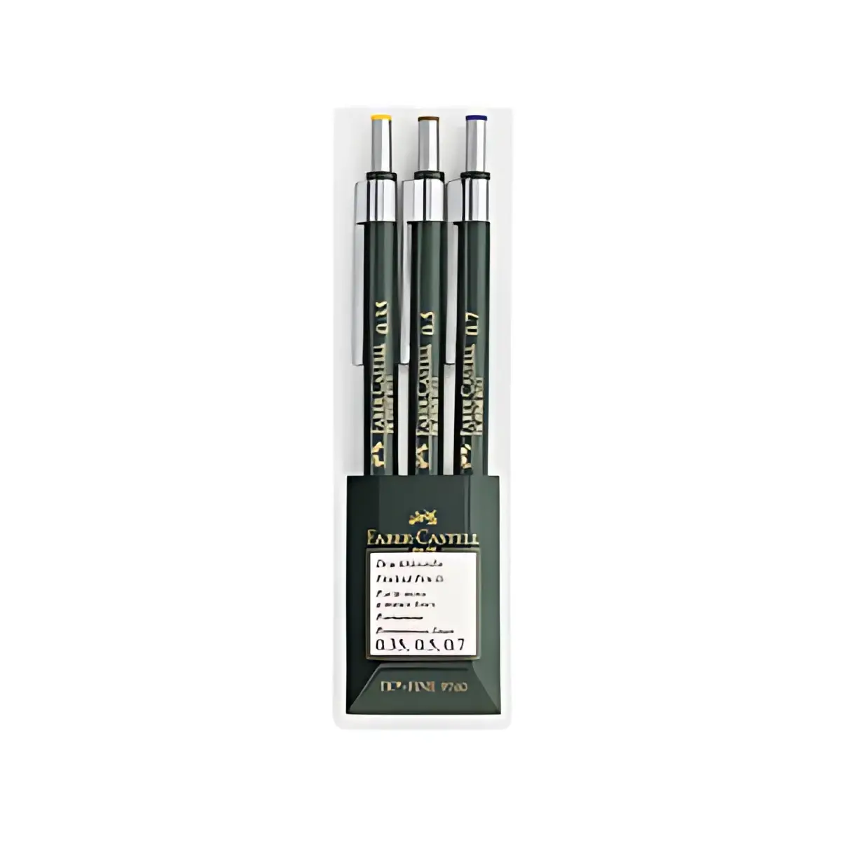 FABER-CASTELL Porte-mines TK-FINE 9760, &eacute;tui de 3 photo du produit