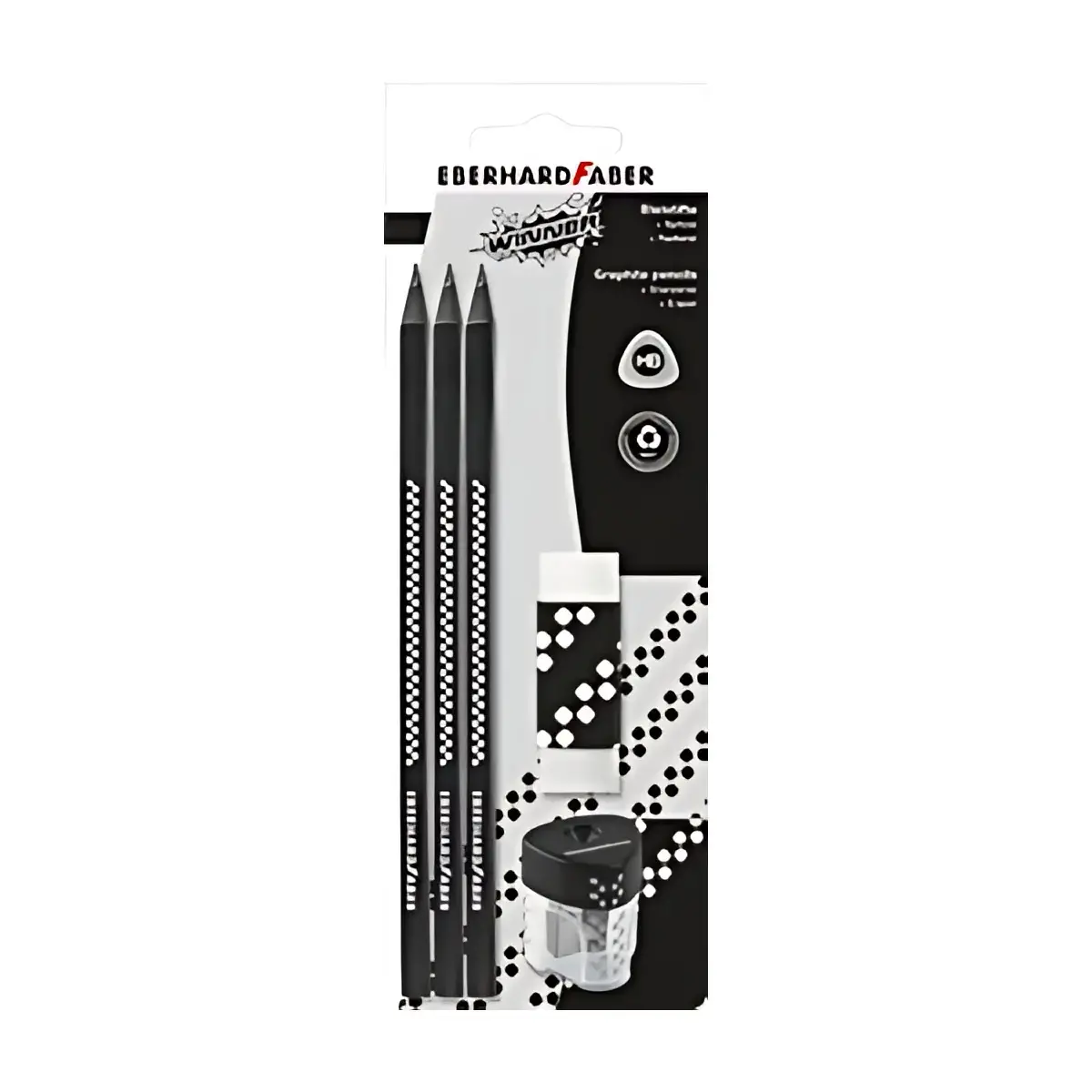 EBERHARD FABER Kit crayon de papier WINNER, HB, noir photo du produit