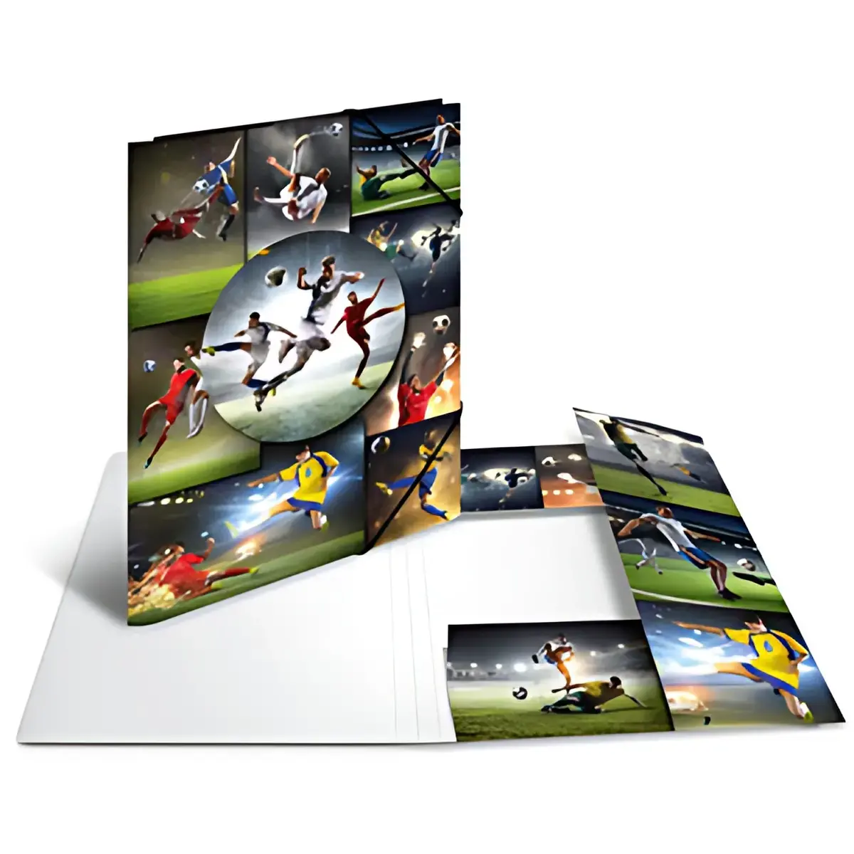 HERMA Chemise à élastiques 'football', carton, A4 photo du produit