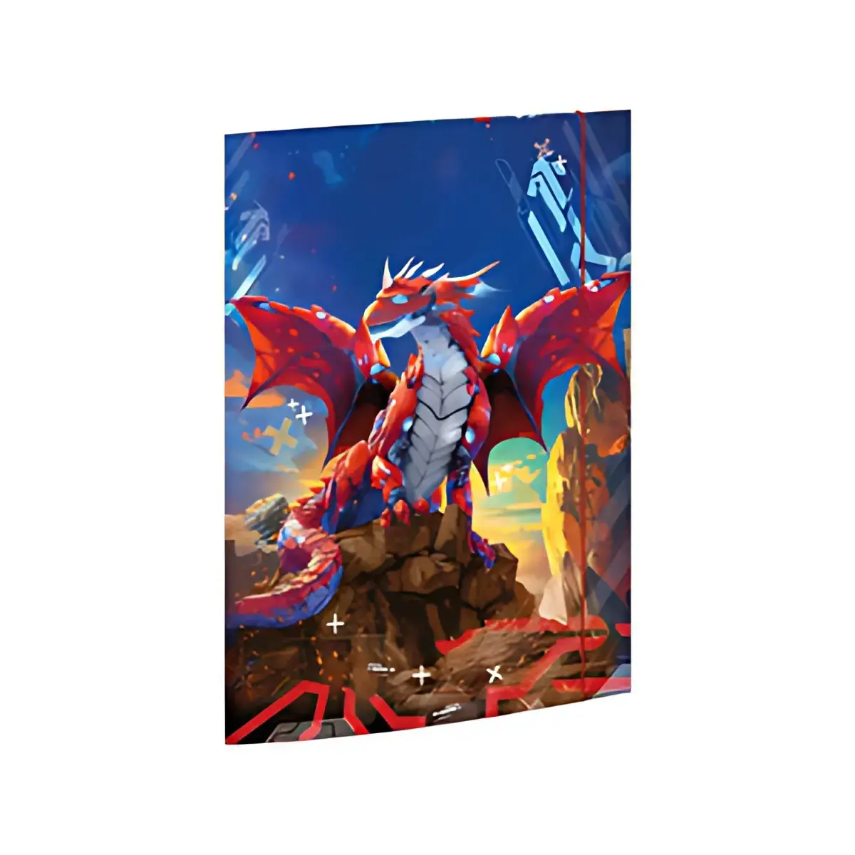 RNK Verlag Carton à dessin 'Dragon-robot', carton, A3 photo du produit