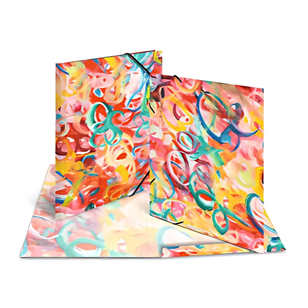 HERMA Chemise &agrave; &eacute;lastiques 'Peinture', carton, A4 photo du produit