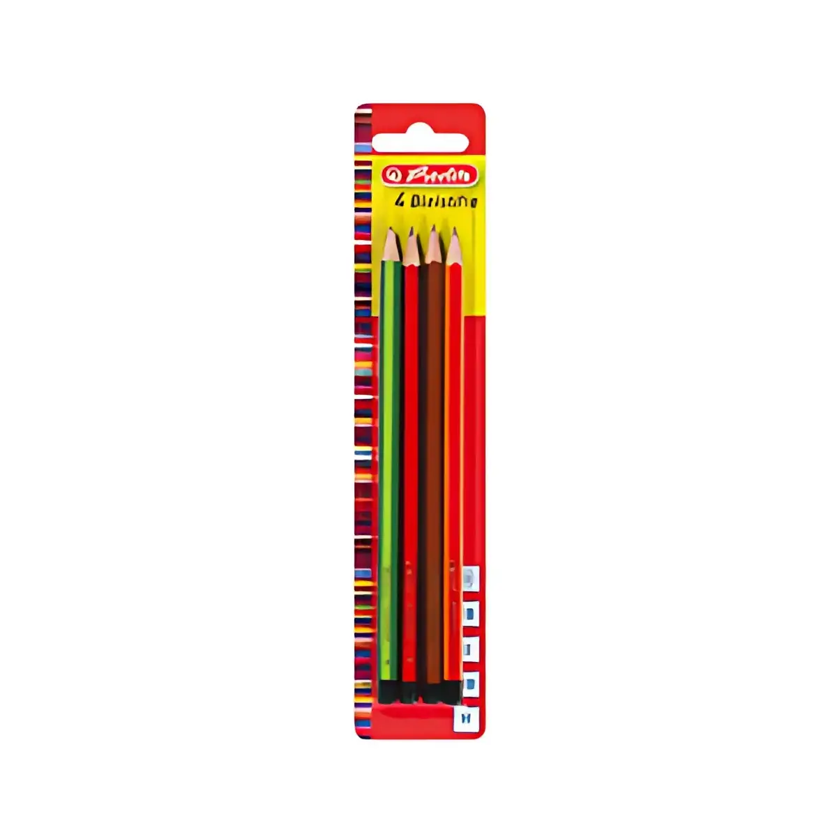 HERLITZ Crayon Scolair, hexagonal, set de 4, assorti photo du produit