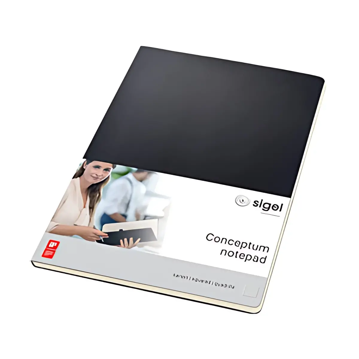 sigel Cahier Conceptum, A4, lign&eacute;, noir photo du produit
