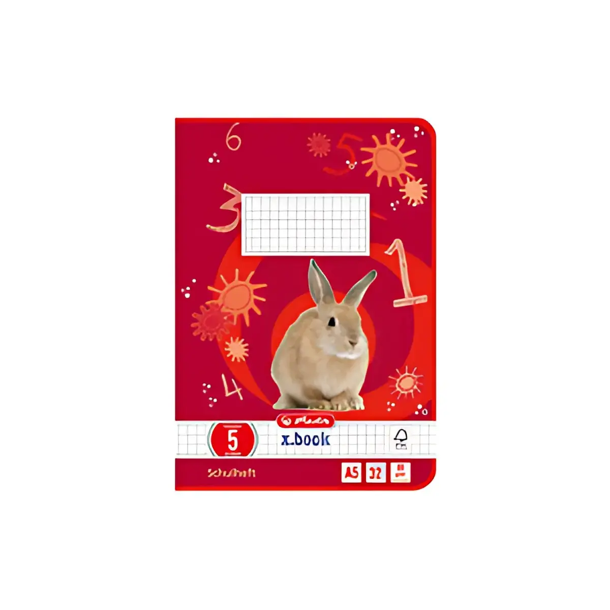 HERLITZ Cahier scolaire x.book, A5, linéature 5 photo du produit