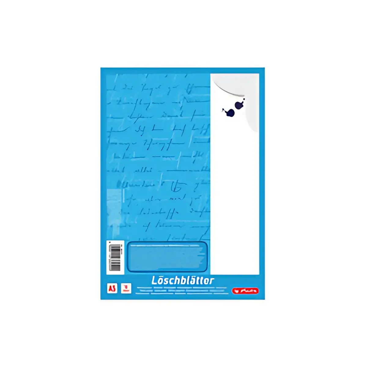 HERLITZ Bloc de papier buvard format A5, 80 g/m2, blanc photo du produit