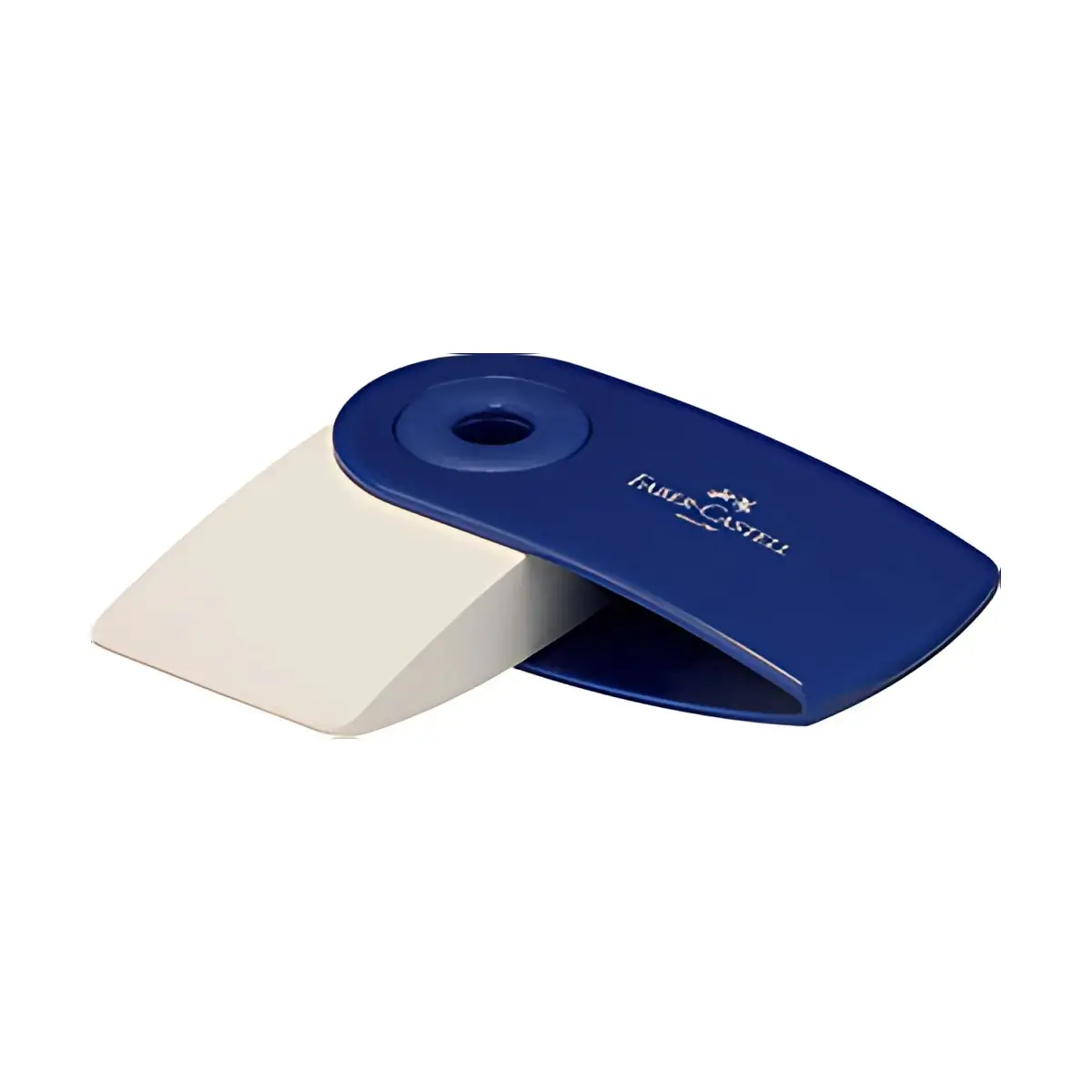 Gomme en plastique SLEEVE MINI - Rouge / bleu - Faber-Castell photo du produit