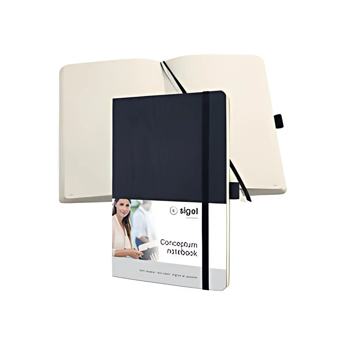 sigel Carnet de notes Conceptum, A5, lign&eacute;, noir photo du produit