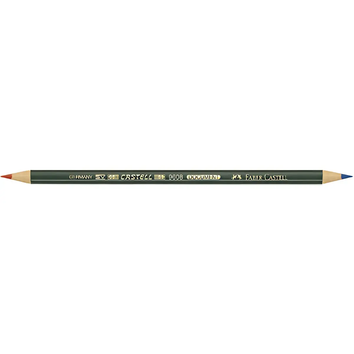 FABER-CASTELL Crayon pour copie CASTELL DOCUMENT, rouge-bleu photo du produit
