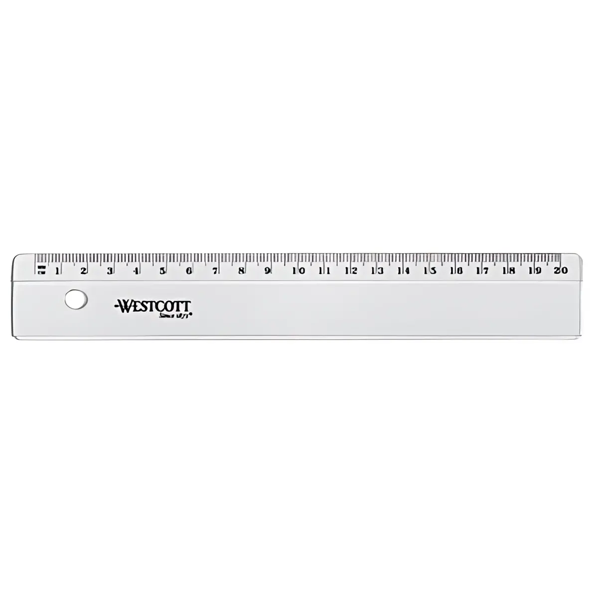 WESTCOTT Règle plate, en plastique, longueur: 500 mm photo du produit