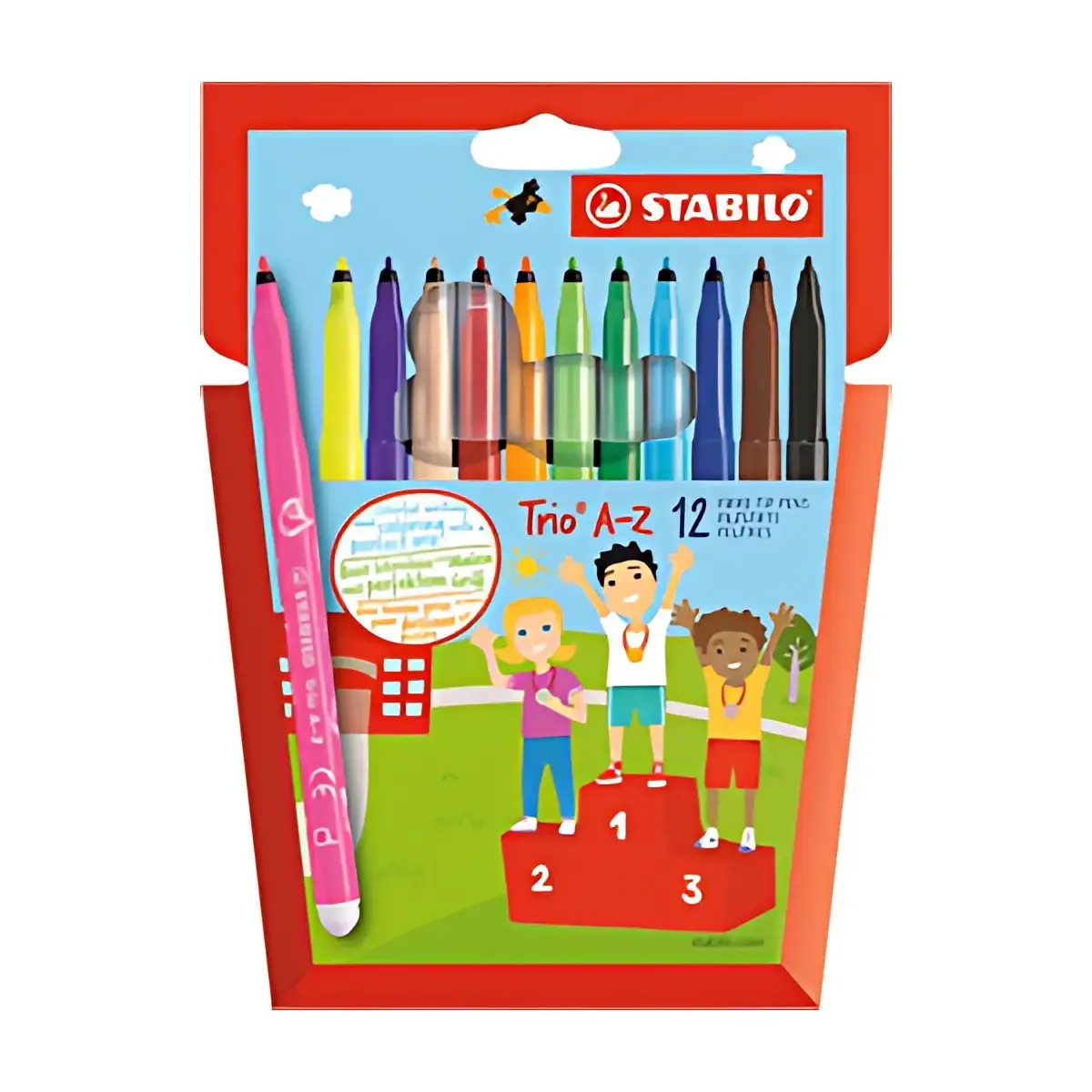 STABILO Feutre Trio A-Z, étui en carton de 24 photo du produit
