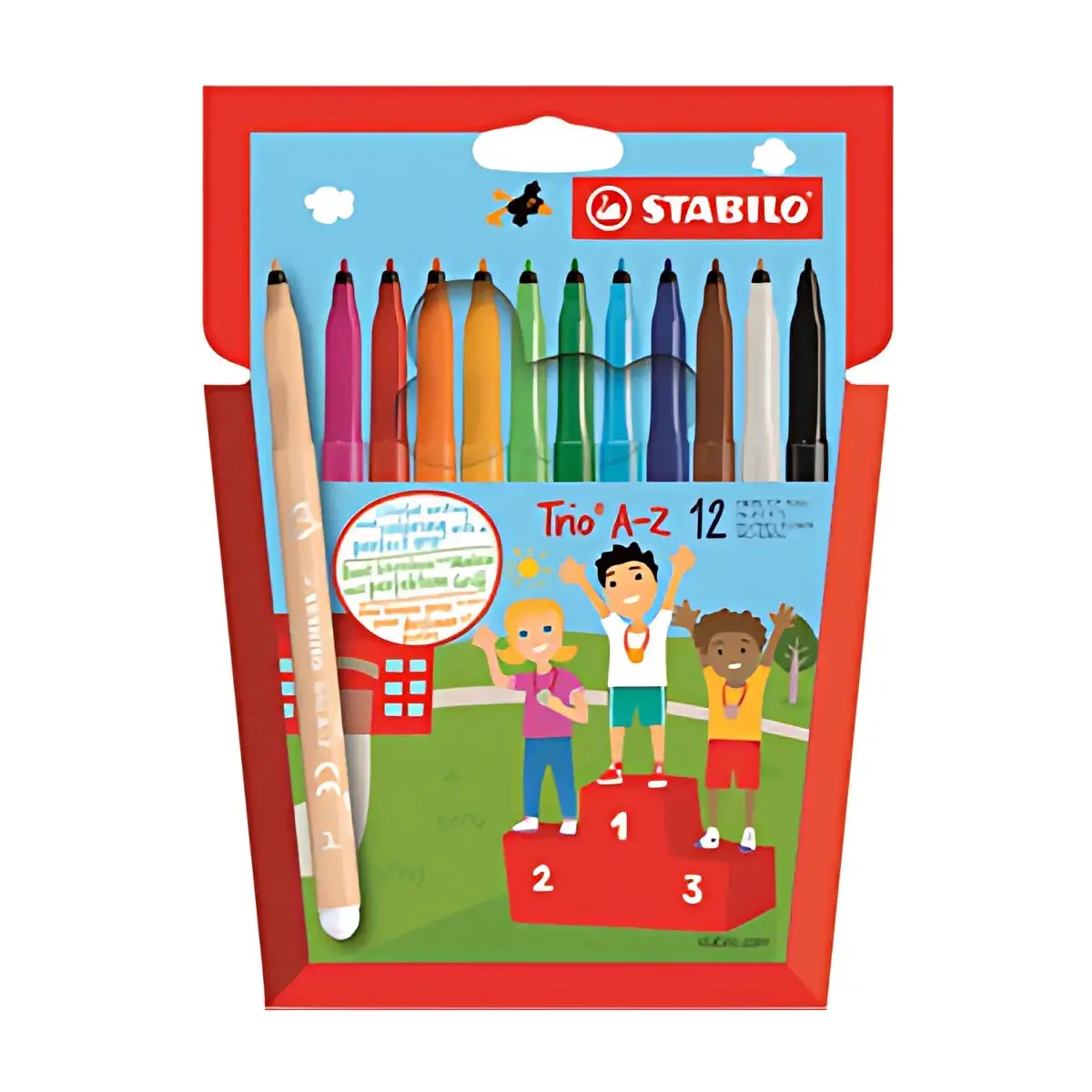 STABILO Feutre Trio A-Z, étui en carton de 24 photo du produit