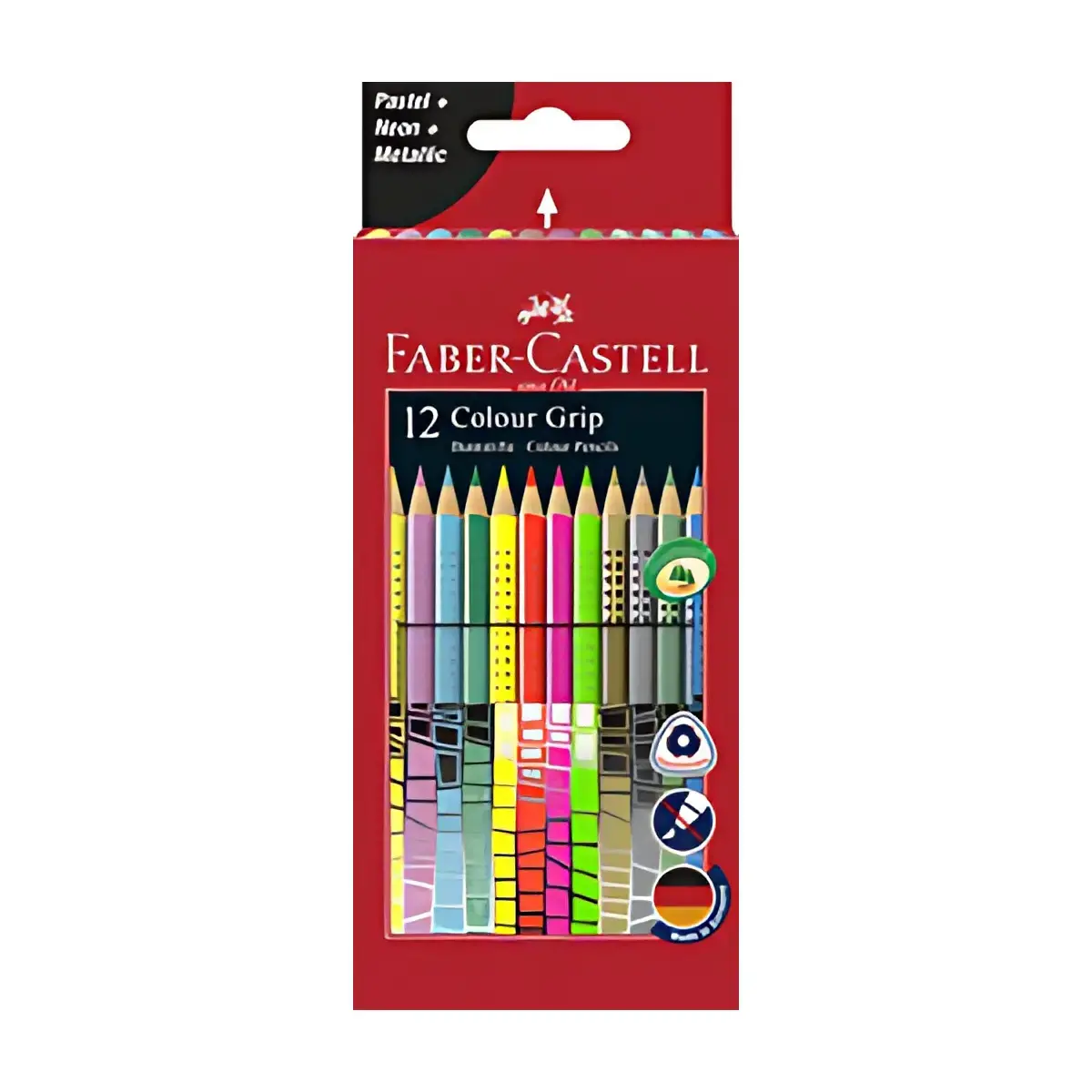 FABER-CASTELL Crayon de couleur triangulaire Colour GRIP photo du produit