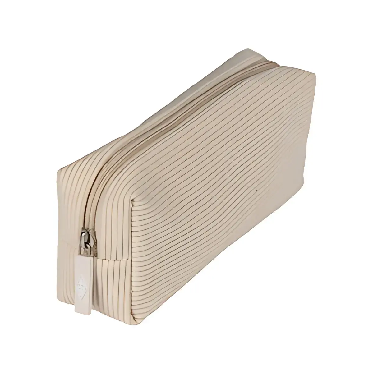 WEDO Trousse en velours c&ocirc;tel&eacute;, beige photo du produit