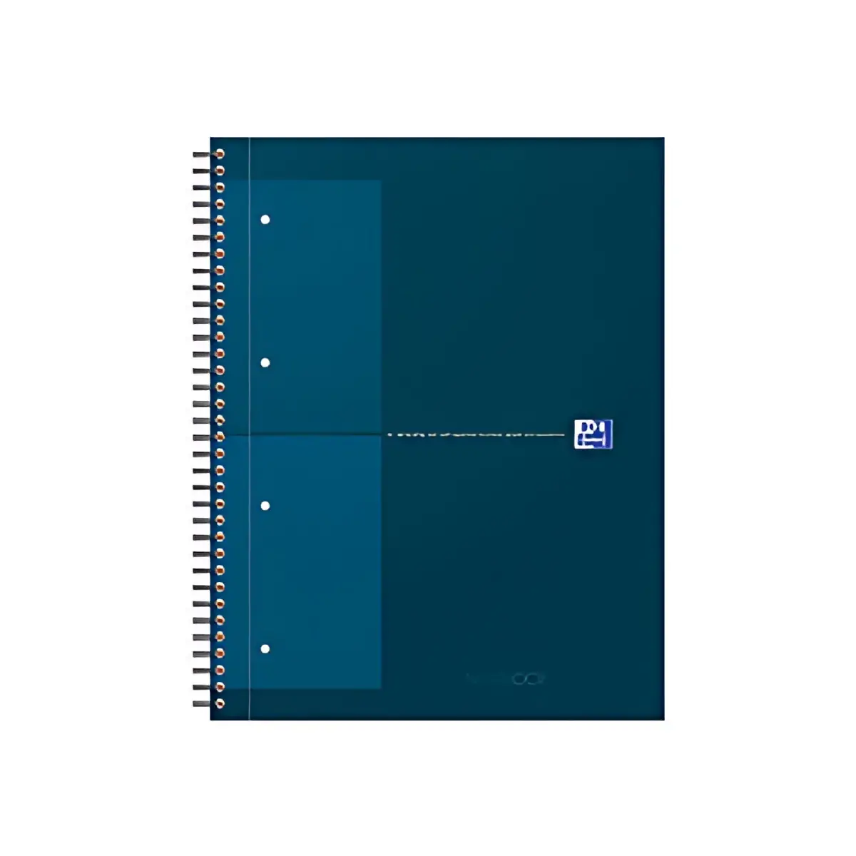 Oxford International Cahier NOTEBOOK, A4, ligné, bleu foncé photo du produit
