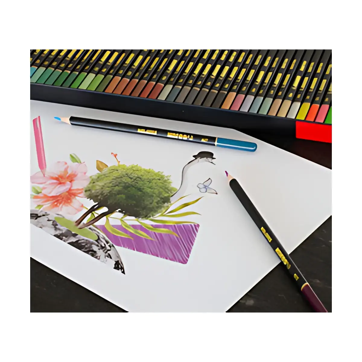 Kores Crayon de couleur 'KOLORES SELECTION', &eacute;tui de 72 photo du produit