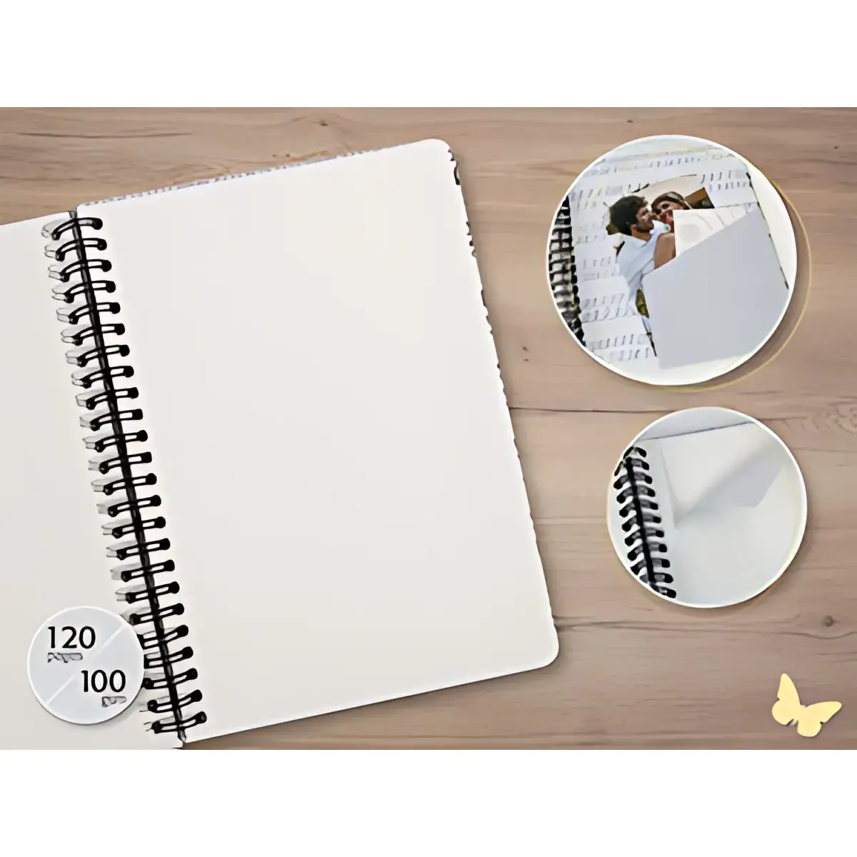 sigel Carnet de notes Jolie Inspire 'Heavenly Leaves', A5 photo du produit