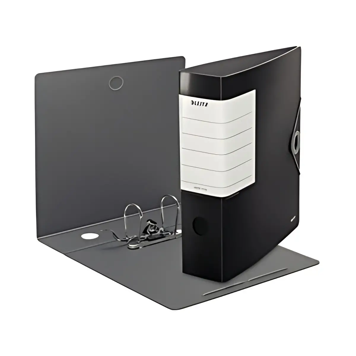 LEITZ Classeur Solide, 180 degrés, 82 mm, noir photo du produit