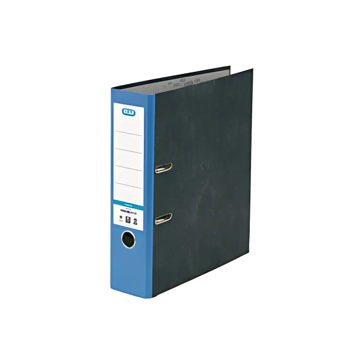 10 ELBA classeur smart marbr&eacute; nuageux, dos: 80 mm, bleu, A4 photo du produit