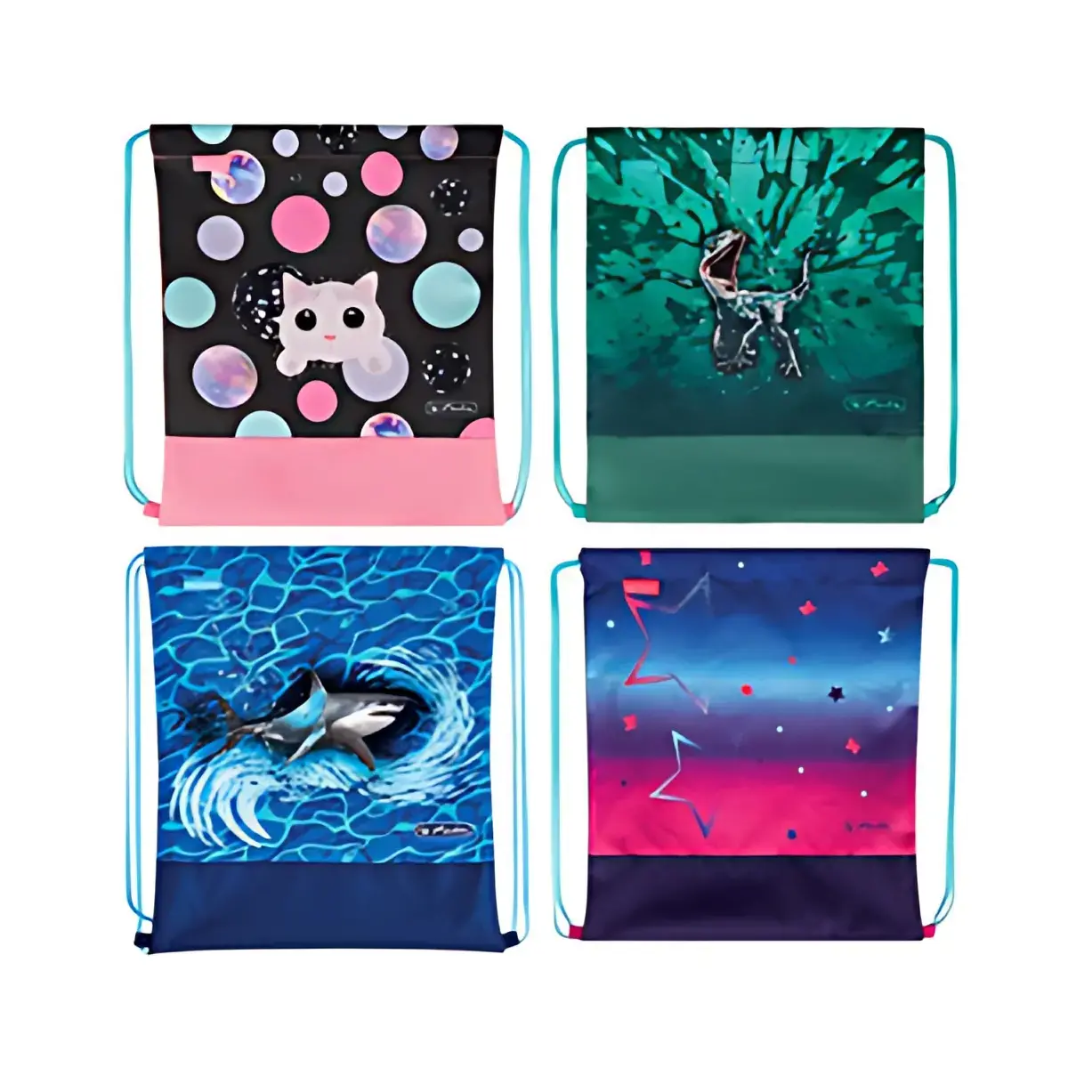 4 HERLITZ Sac de sport 'Girls/Boys Mix' photo du produit