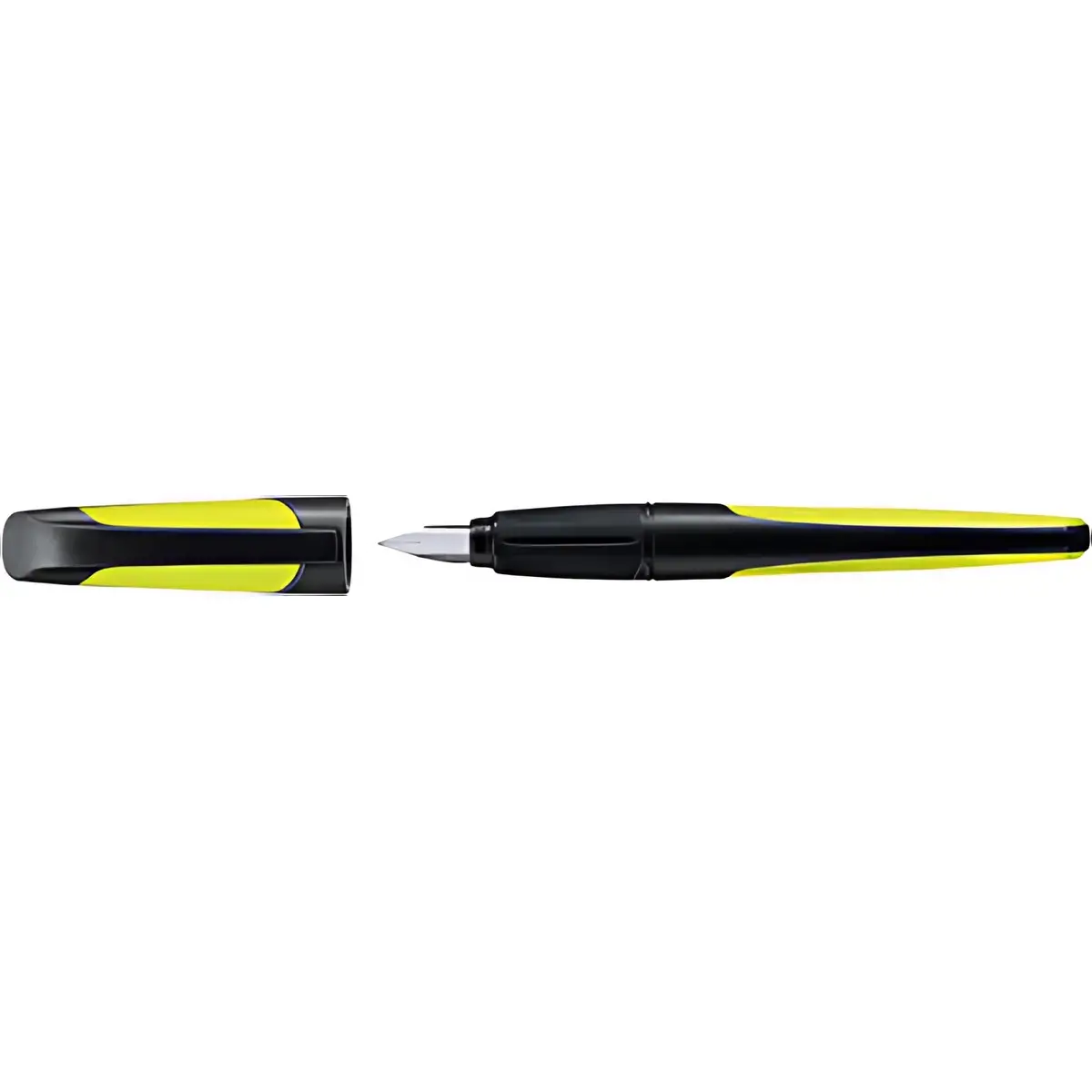 Stylo plume EASYbuddy M - droitiers - Noir/citron vert - Stabilo photo du produit