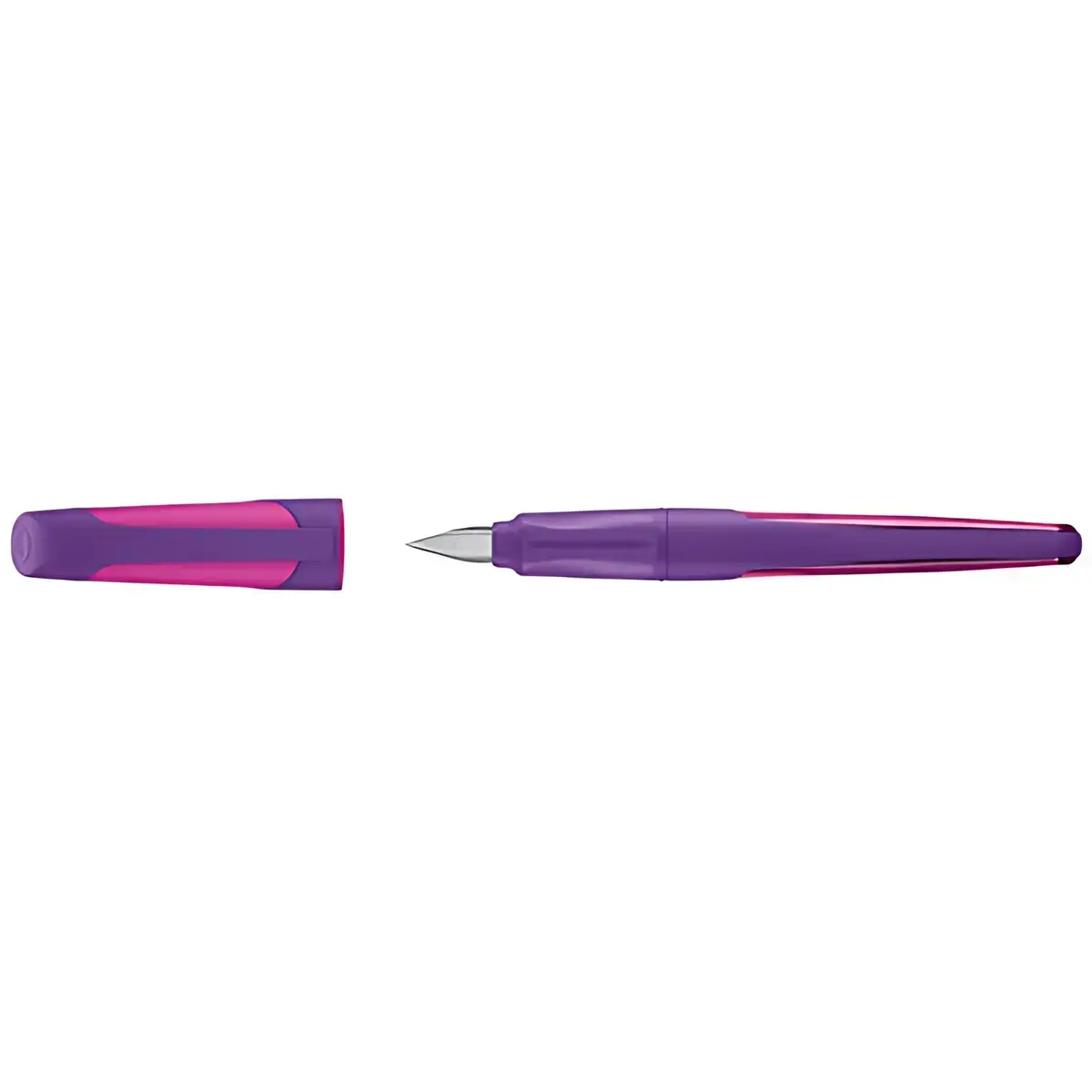 Stylo plume EASYbuddy M - droitiers - Noir/citron vert - Stabilo photo du produit