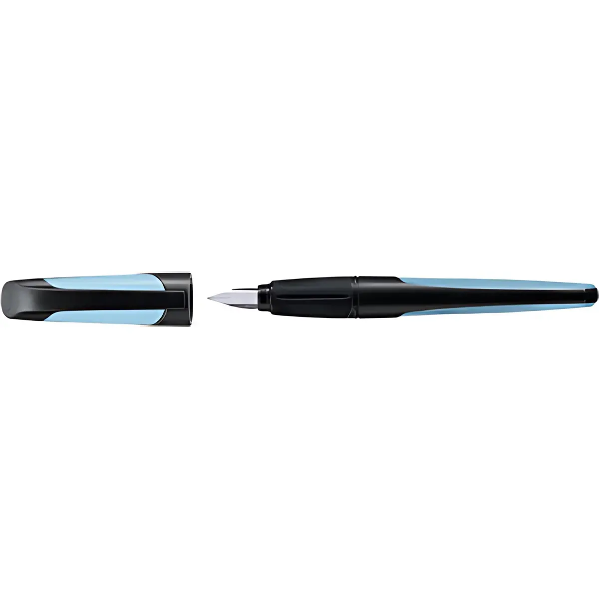 Stylo plume EASYbuddy M - droitiers - Noir/citron vert - Stabilo photo du produit