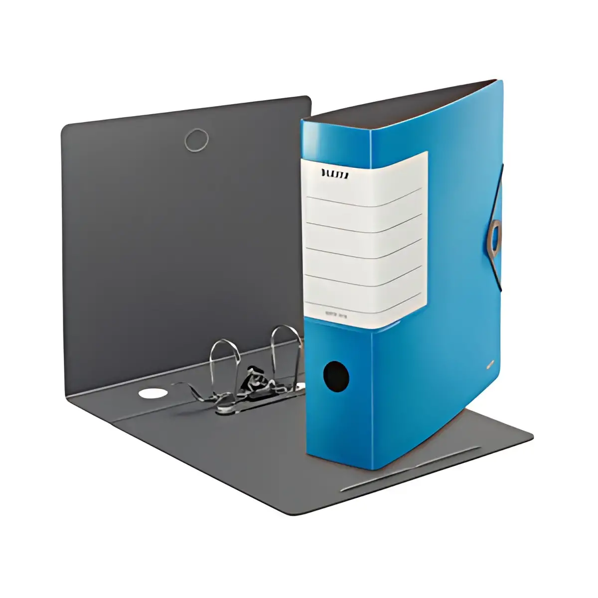 LEITZ Classeur Solide, 180 degrés, 82 mm, bleu clair photo du produit