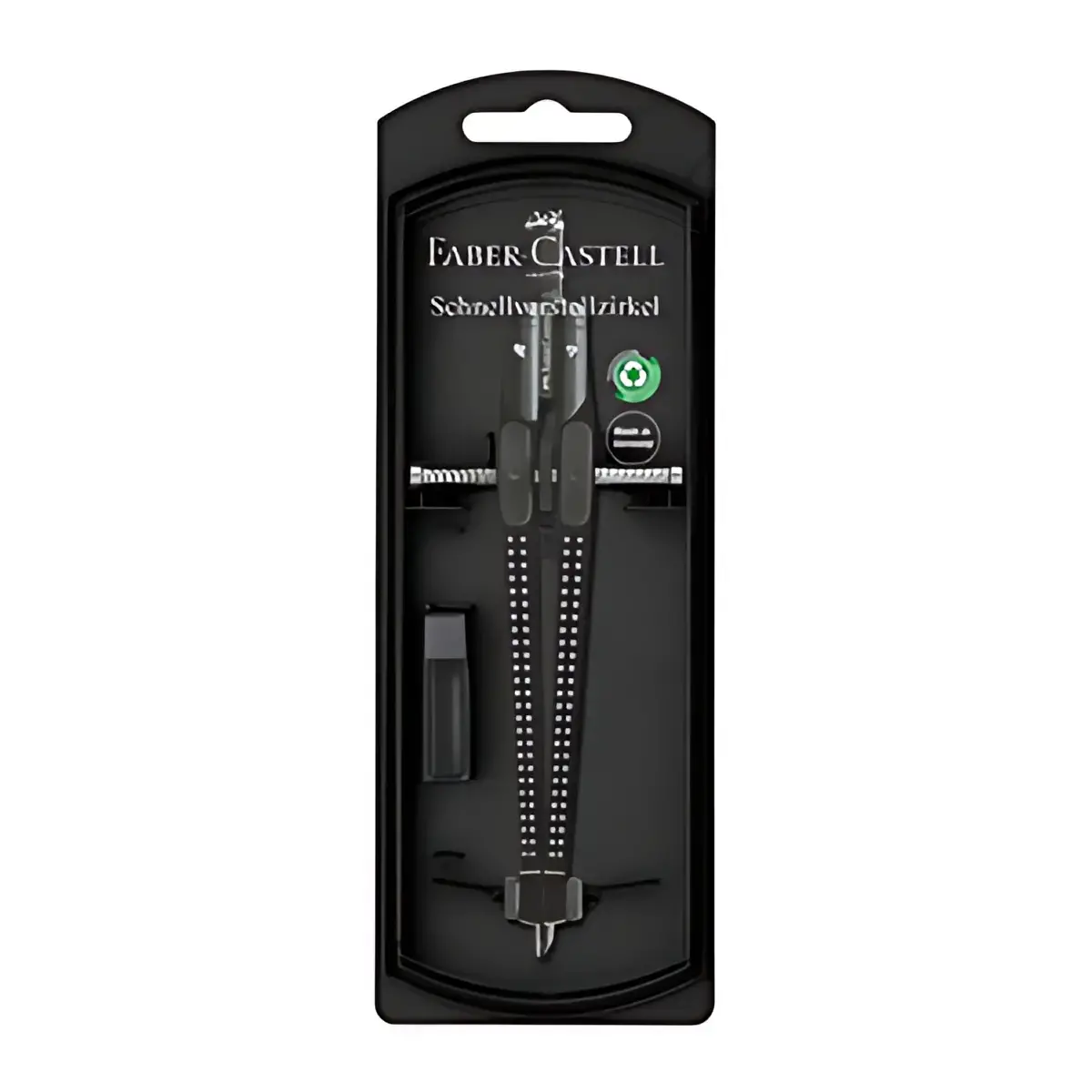Compas à réglage rapide GRIP - Noir - Faber-Castell photo du produit
