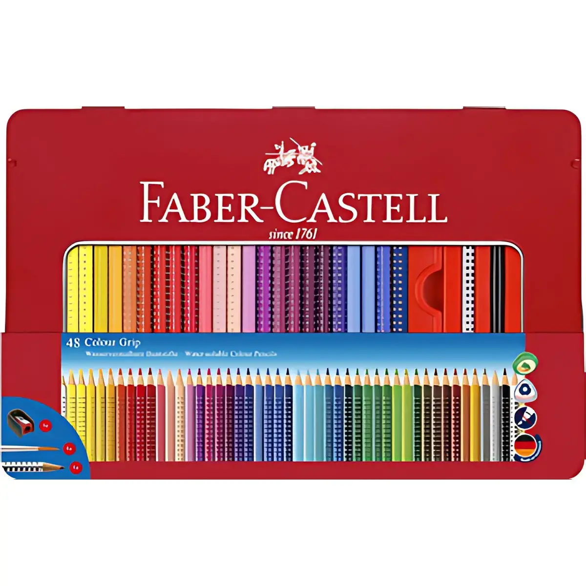 FABER-CASTELL Crayons de couleur Colour GRIP, étui de 48 photo du produit
