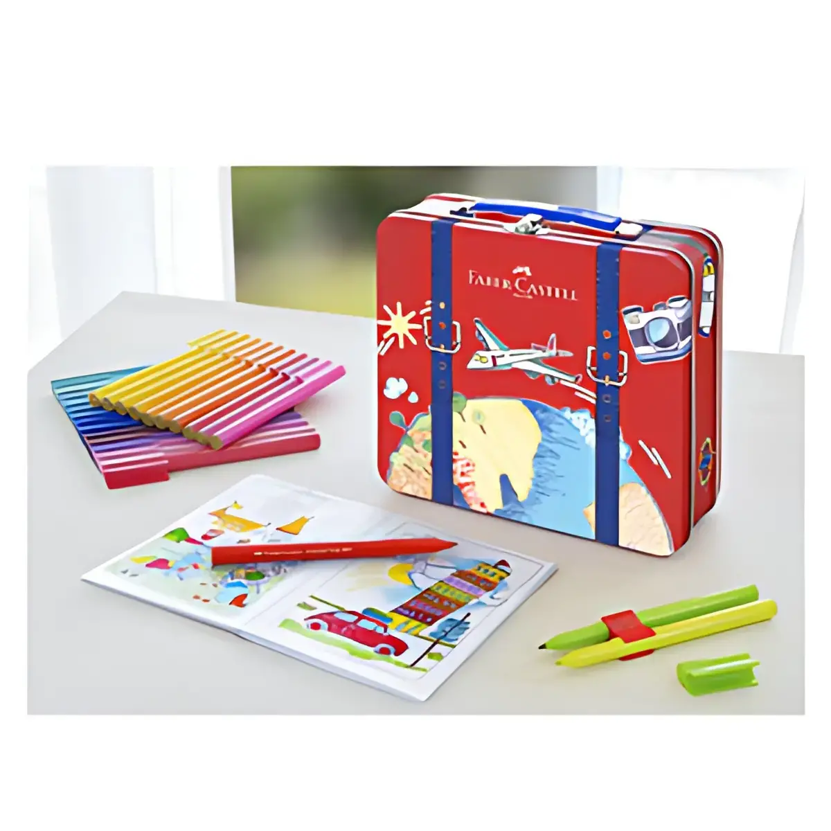 FABER-CASTELL Feutre CONNECTOR PEN, mallette de voyage de 40 photo du produit